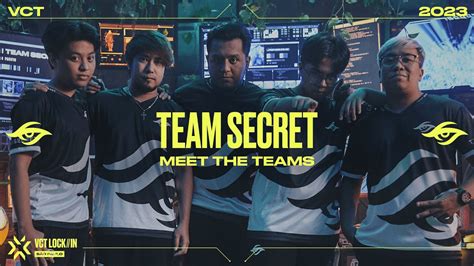 Meet Team Secret VCT LOCK IN 2023 YouTube