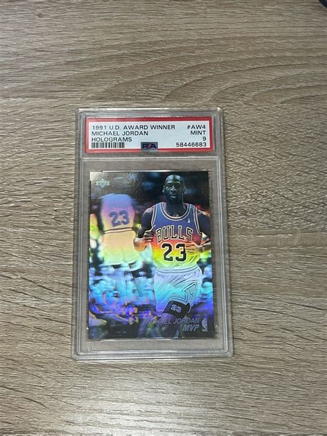 Upper Deck Award Winner Holograms Aw Michael Jordan Psa