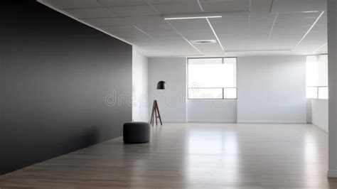 The Interior of Minimalist Empty Room in a Business Building ...