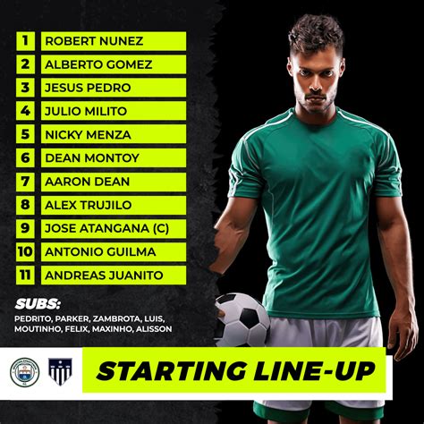 Starting Line Up Editable Design Kickly