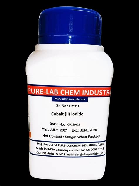 Cobalt (II) Iodide at Rs 2000/kg | Cobalt Chloride in Mumbai | ID ...