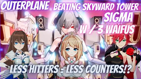 Skyward Tower Floor 100 3 Waifu Challenge OUTERPLANE YouTube