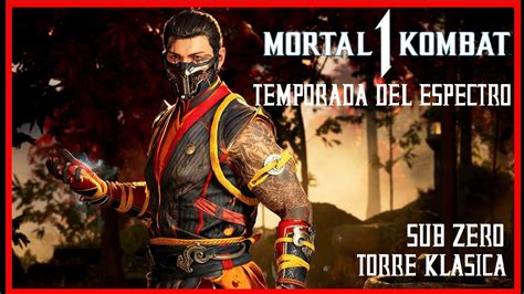 Mortal Kombat Sub Zero Temporada Del Espectro Torre Kl Sica