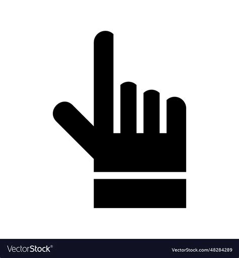 Pointing icon Royalty Free Vector Image - VectorStock