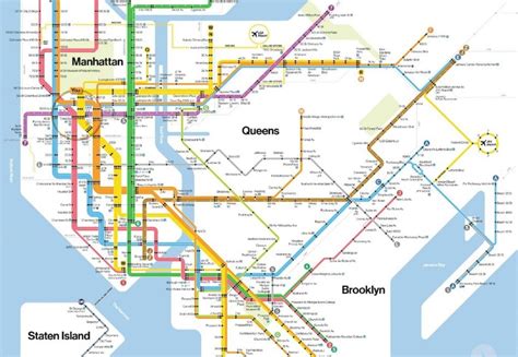 The MTA Is Experimenting With A Completely New Subway Map Design