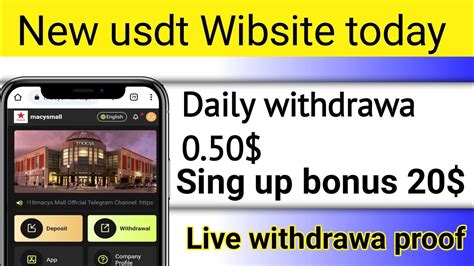 New Usdt Investment Site Worldcoin Singup Bonus 20 Daily Earning 1