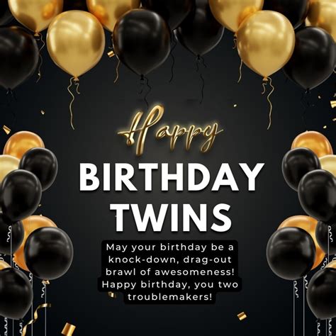 120 Birthday Wishes For Twins Happy Birthday Twins Images