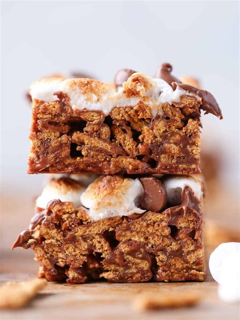 No Bake Golden Graham Smores Bars