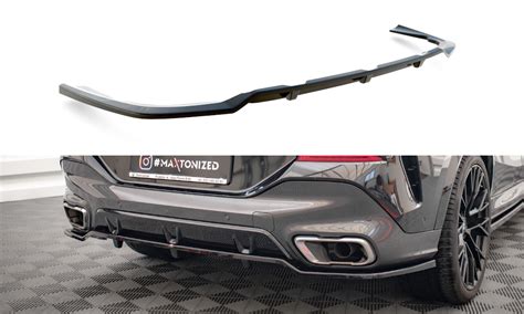 Central Rear Splitter With Vertical Bars V 2 BMW X6 M Pack G06 Our