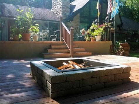 Deck Fire Pit Ideas for Your Backyard