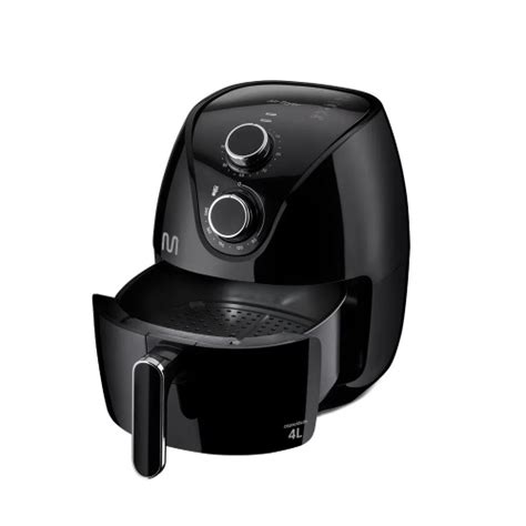 Fritadeira El Trica Air Fryer Multilaser Ce Black Litros W Sem