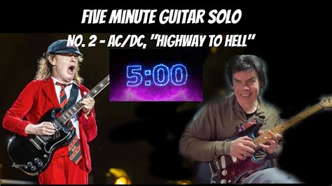 Learn AC DC S Highway To Hell Guitar Solo In Five Minutes YouTube