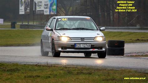 JAKUBIEC Tomasz Peugeot 306 SuperOES 2 Runda Tor Kielce 17 02 2024