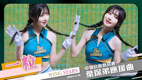 Wing Stars 22 一粒 葉保弟應援 斗六官辦熱身賽 20240316 台鋼雄鷹啦啦隊 Wingstars Youtube