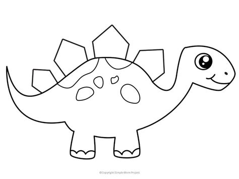 Free Printable Stegosaurus Template Templates Printable Free