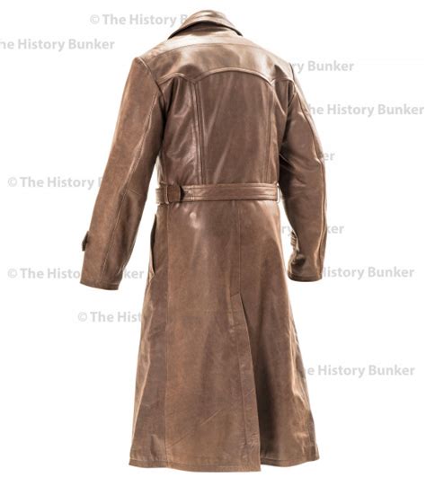 Ww2 German Gestapo Leather Trench Coat