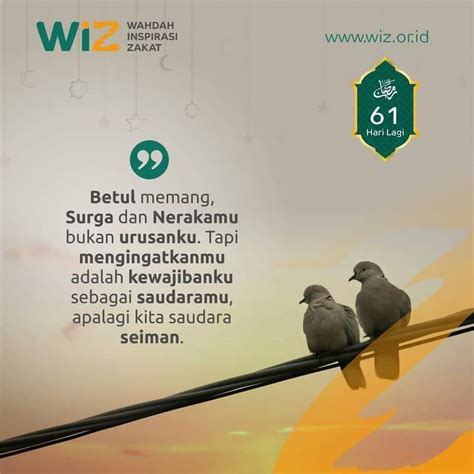 Ramadhan 61 Hari Lagi WAHDAH INSPIRASI ZAKAT