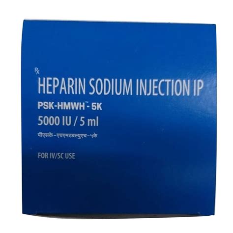 Ml Heparin Sodium Injection Ip At Rs Piece In Chennai Id