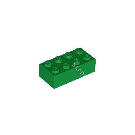 Klocek Lego Brick X Bright Green