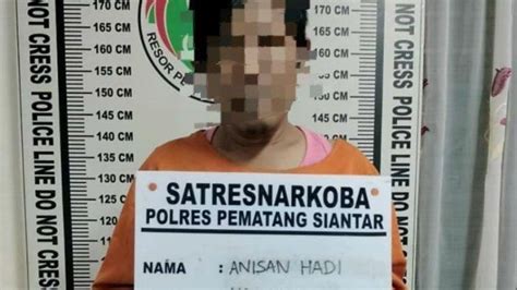 Sat Resnarkoba Polres Pematang Siantar Tangkap Pria Miliki 6 Paket Sabu