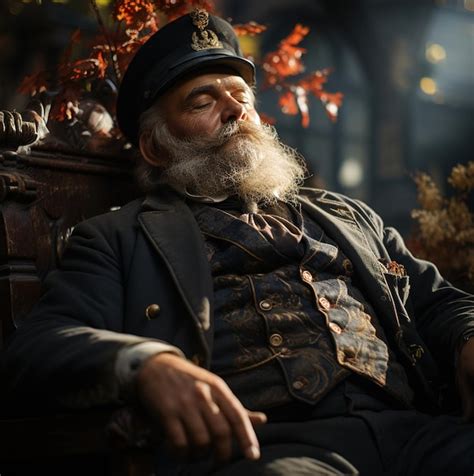 Un Hombre Con Sombrero Y Uniforme Que Dice La Letra R Foto Premium