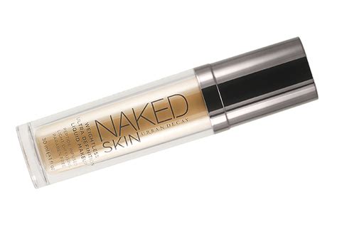 Urban Decay Naked Skin Liquid Foundation Review Swatches