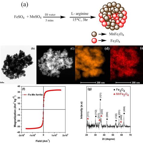 A Synthetic Scheme For Mn Ferrite B Bright Field Tem Micrograph