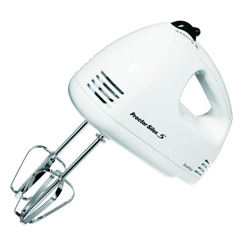 Proctor Silex Easy Mix Speed White Hand Mixer M The Home Depot