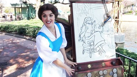 Belle From Beauty The Beast Meet Greet At Epcot Talks About