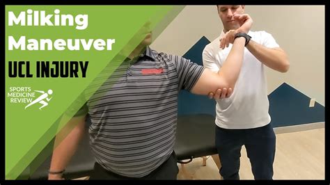 Milking Maneuver For Elbow Ucl Injury Youtube