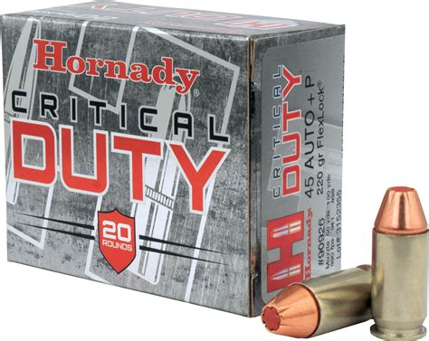 Murdoch S Hornady Auto P Grain Flexlock Critical Duty Ammo