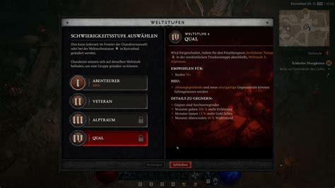 Schwierigkeitsgrade In Diablo 4 Weltstufen Und Neue Inhalte Freischalten
