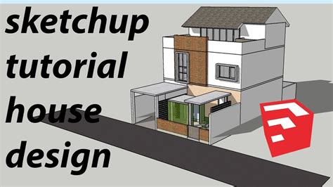 Sketchup Tutorial House Design I Speed Build Youtube