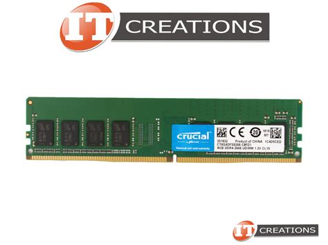 CT8G4DFS8266.C8FD1 CRUCIAL 8GB PC4-21300 DDR4-2666 UNBUFFERED NON ECC ...