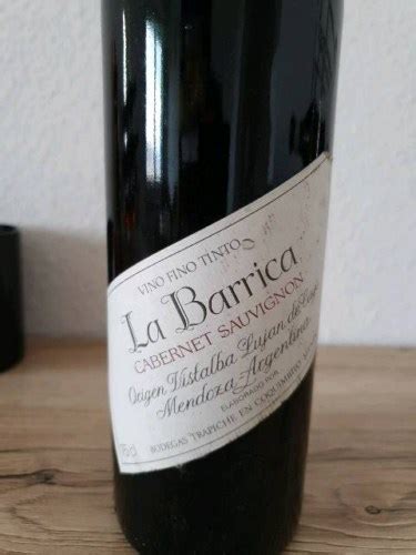 Trapiche La Barrica Cabernet Sauvignon Vivino Brasil