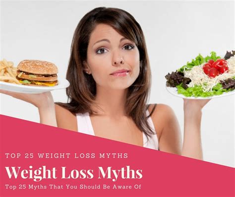 Top 25 Weight Loss Myths That You Should Be Aware Of