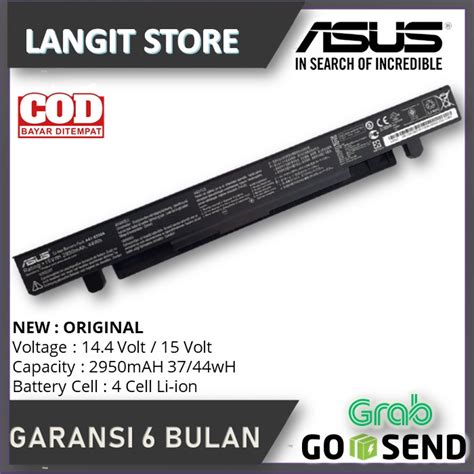 Jual Baterai Battery Original Laptop Asus X X J X Jk X Jx A