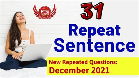 PTE Repeat Sentence Practice With Answer December 2021 Part 5 YouTube