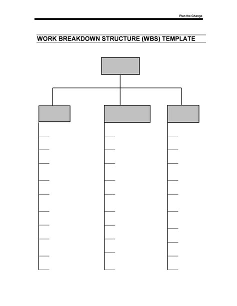 30+ Work Breakdown Structure Templates [Free] - Template Lab