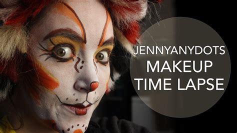 Jennyanydots Makeup Tutorial Time Lapse Cats Original Broadway Youtube