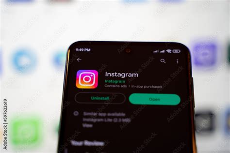 Instagram mobile application on Google Play Store. Ankara, Turkey ...