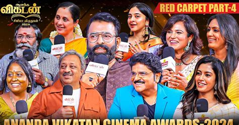 celebrities  ananda vikatan cinema awards  redcarpet santhosh