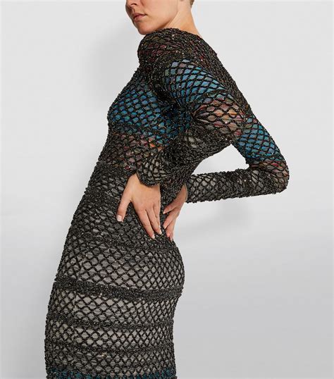 Missoni Multi Long Sleeved Maxi Dress Harrods Uk