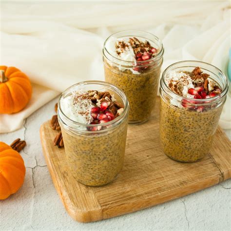 Pumpkin Chia Pudding Vegan Gluten Free Tastes Like Pumpkin Pie