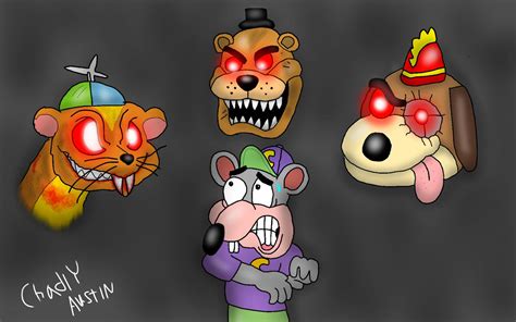 Chuck e Cheese's Horror Counterparts by Chadartist99 on DeviantArt