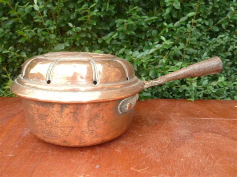 Ancienne Cocotte Bassinoire En Cuivre Cuisine Xviii Me Art Populaire