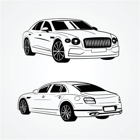 Sports Car Vector Sports Car Silhouette 23605961 Vector Art at Vecteezy