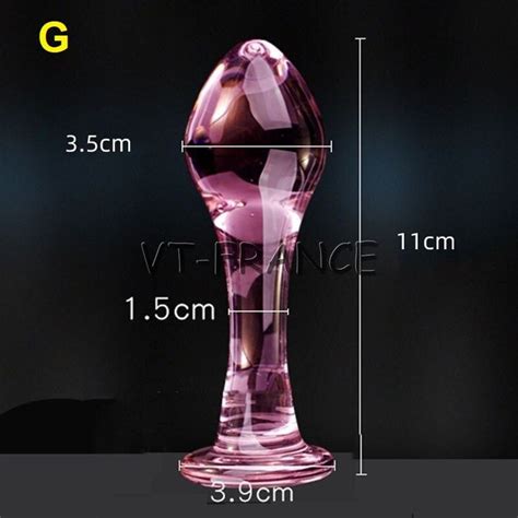 Plug Anal Verre Rose Sextoys Gay Modele G Achat Vente Plug Anal Verre Rose Sextoys