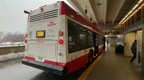 Ttc Novabus Lfs Hev Ride On Route A Lawrence West Youtube