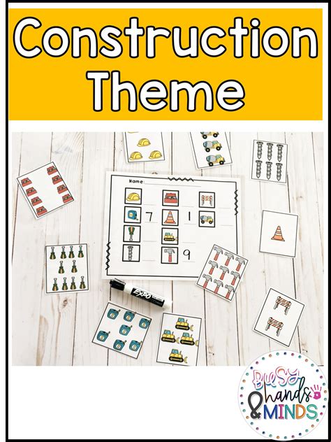 Construction Preschool Theme | Busy Hands and Minds